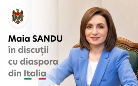 Maia Sandu invită moldovenii stabiliți în Italia la o discuție pe subiectele de interes prioritar pentru diasporă